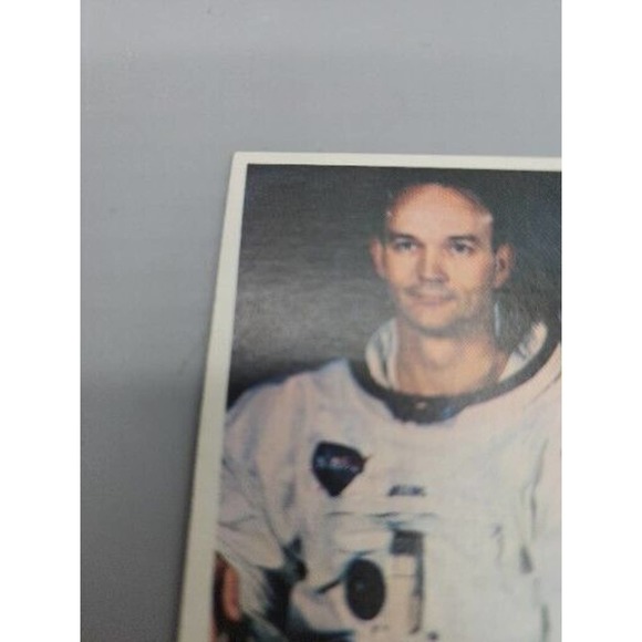 1969 Topps Man On The Moon #53 Moon Pilot Michael Collins Rookie Card Astronaut - Picture 7 of 9